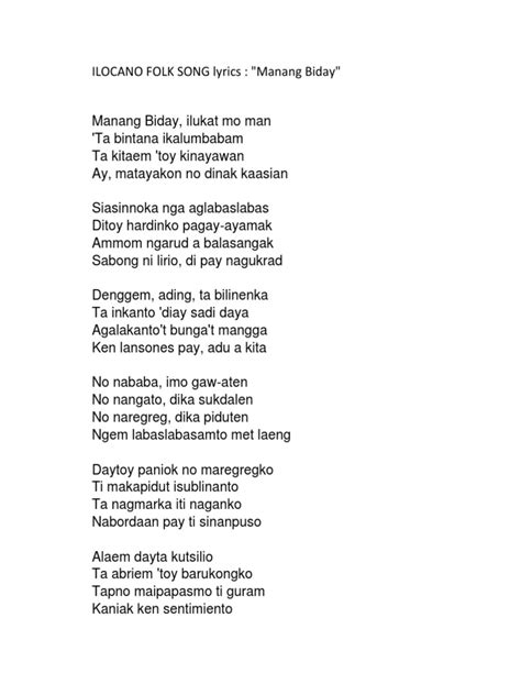 bayombong hymn lyrics